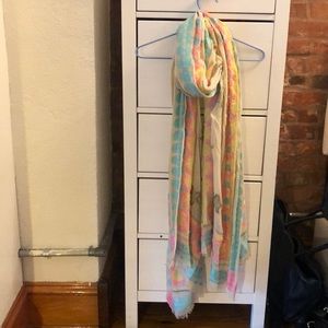 Skull scarf - multi color by Zadig & Voltaire